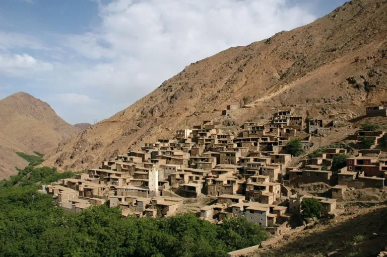 Village berbère près d’Asni, Haut Atlas