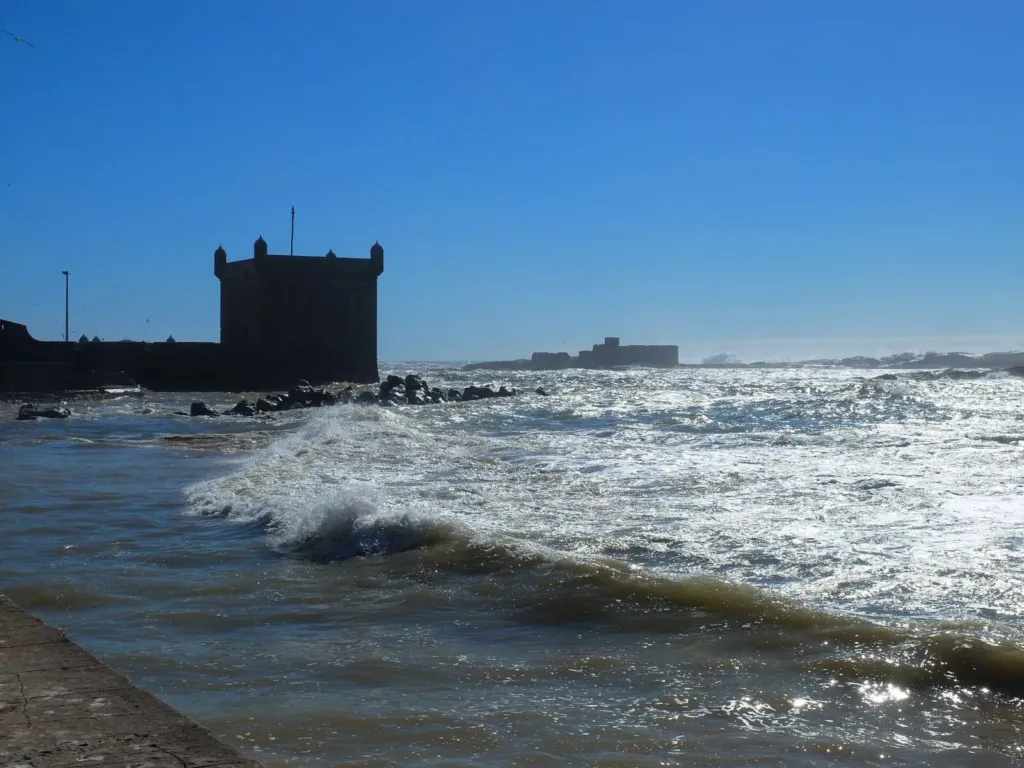 Skala d’Essaouira face à l’océan