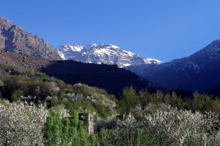 Sommets enneigés du massif du Toubkal